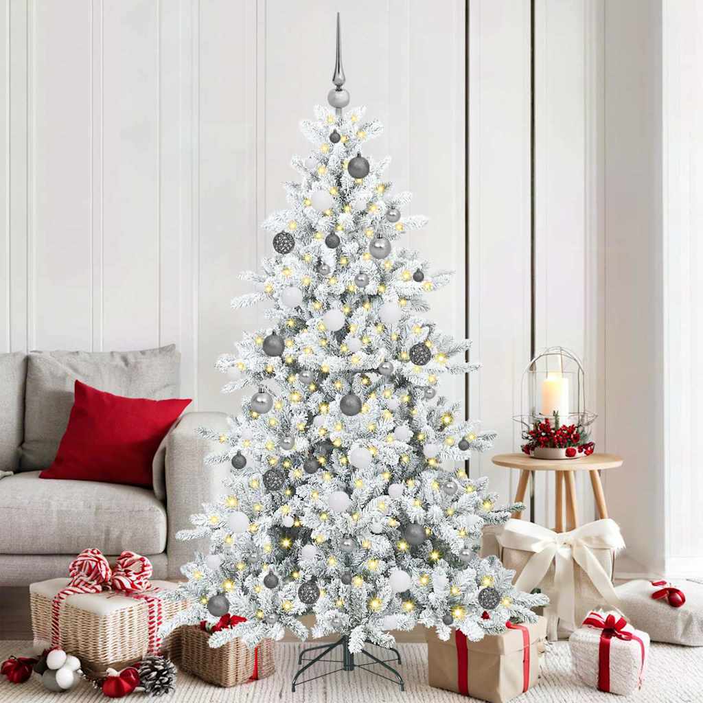 vidaXL Árbol de Navidad artificial con ramas articuladas 180 cm