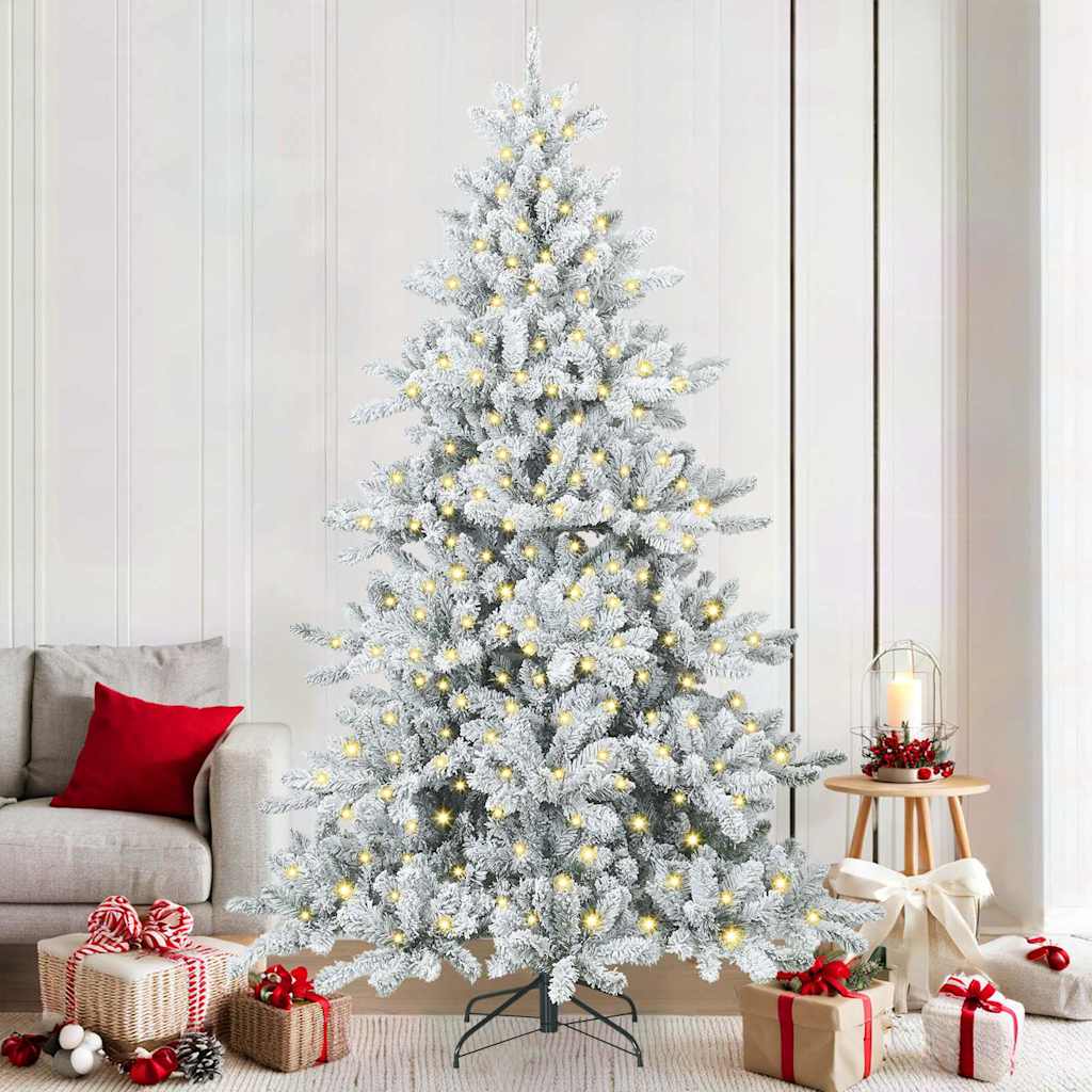 vidaXL Árbol de Navidad artificial con ramas articuladas 210 cm