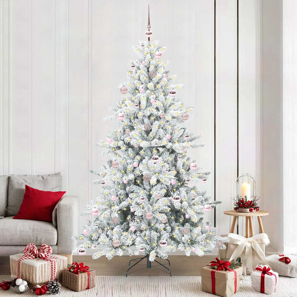 vidaXL Árbol de Navidad artificial con ramas articuladas 210 cm
