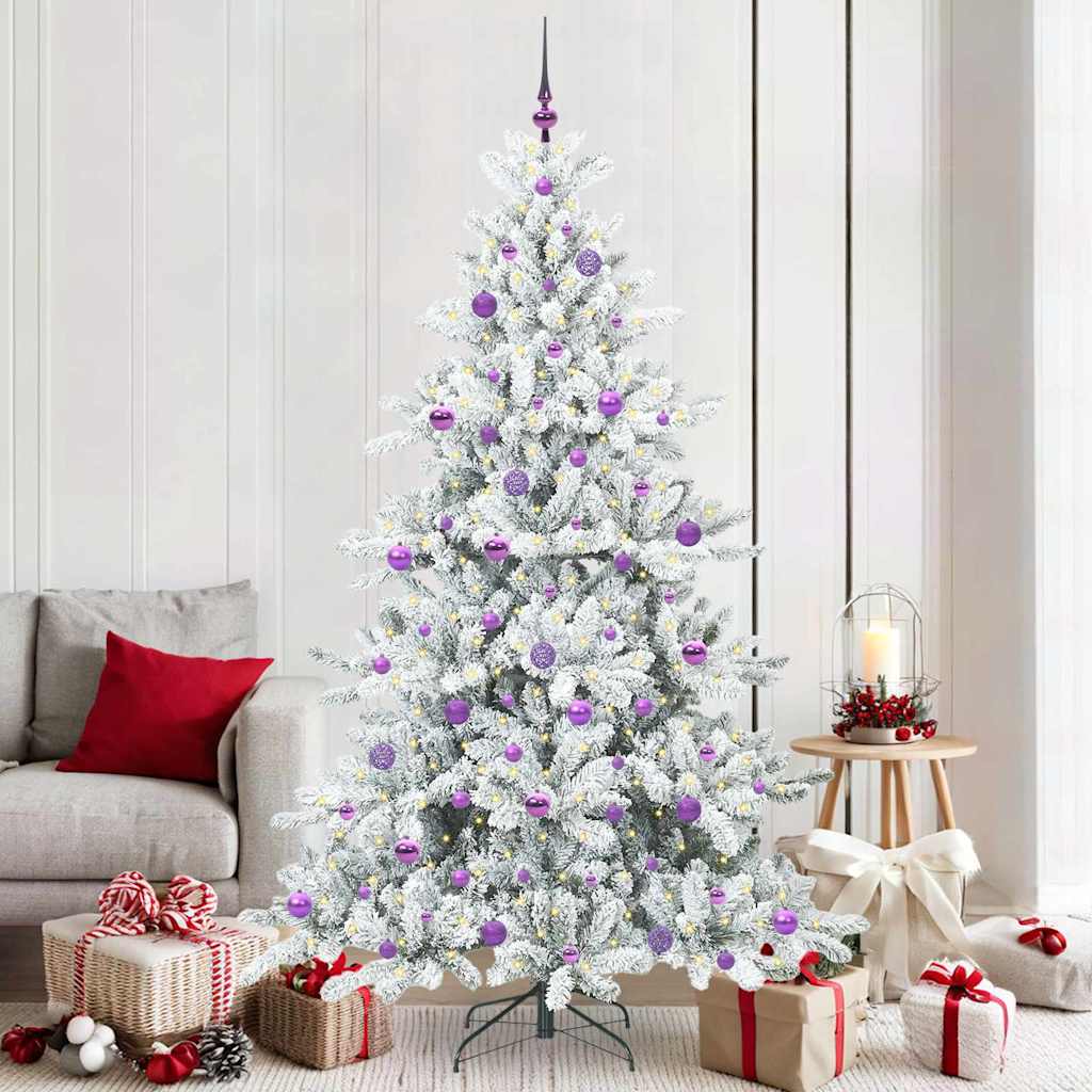 vidaXL Árbol de Navidad artificial con ramas articuladas 210 cm