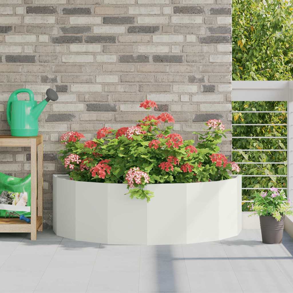 vidaXL Jardinera 120 x 60 x 35 cm Acero