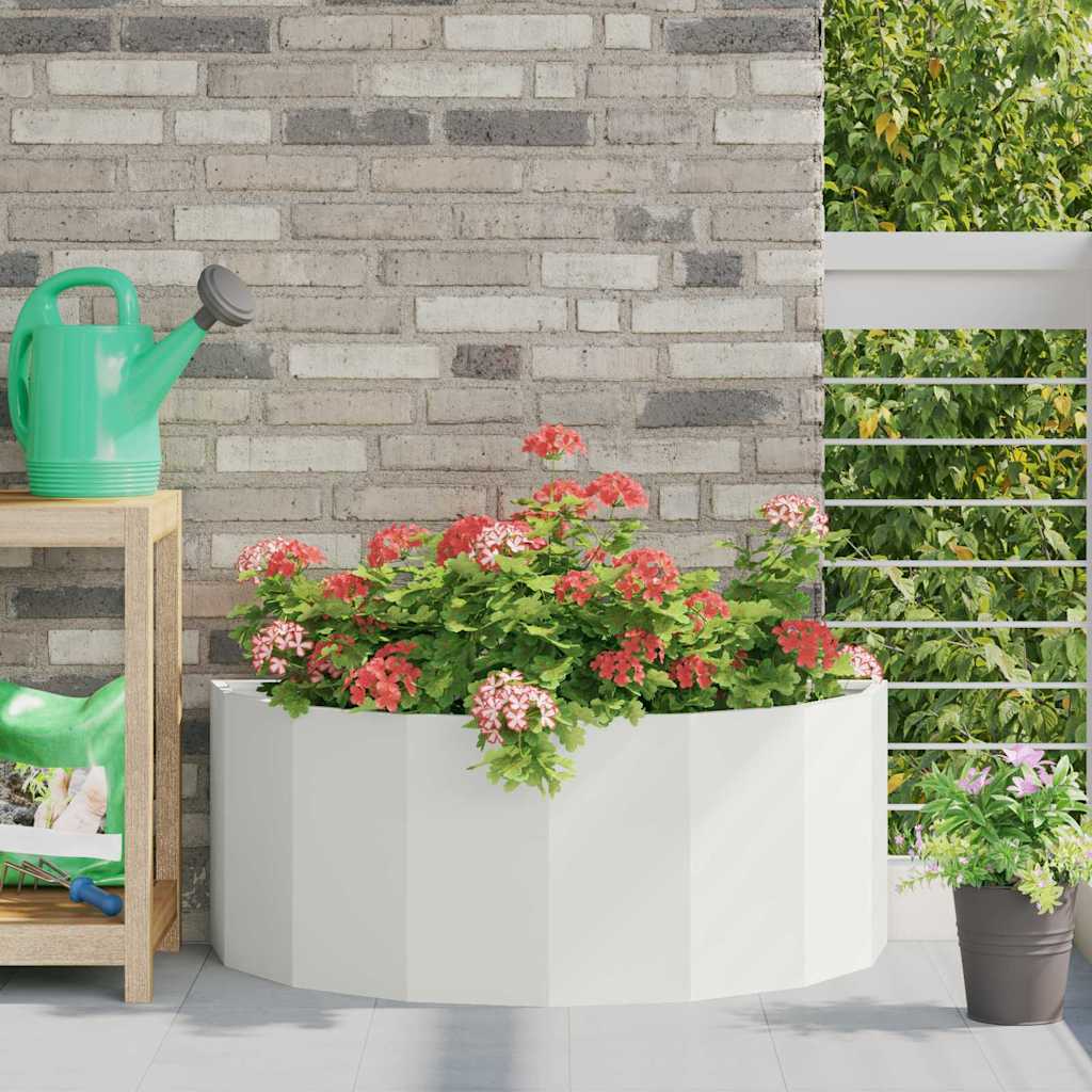 vidaXL Jardinera 90 x 45 x 35 cm Acero