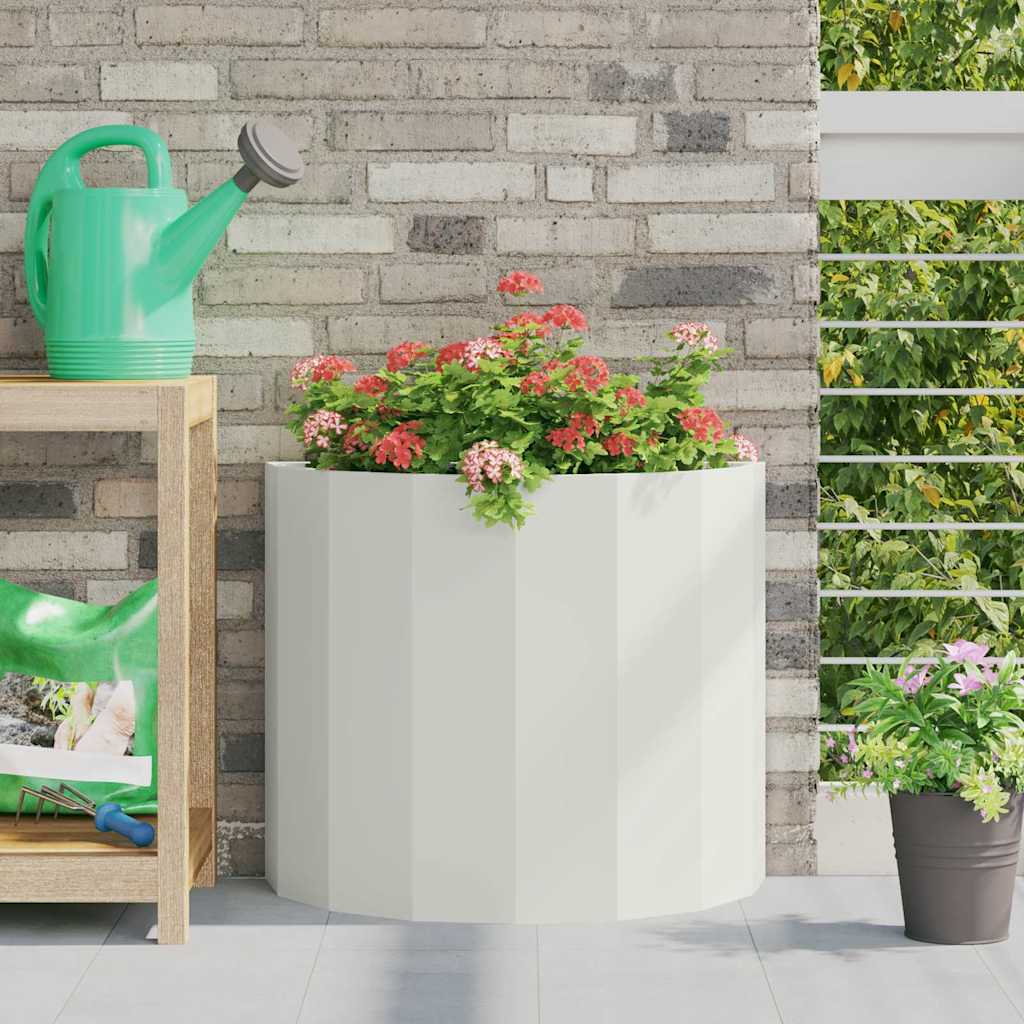 vidaXL Jardinera 60 x 30 x 50 cm Acero