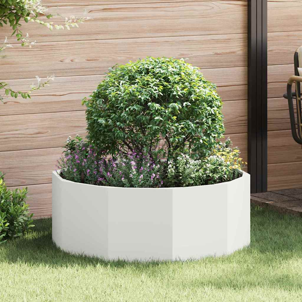 vidaXL Jardinera 90 x 90 x 35 cm Acero