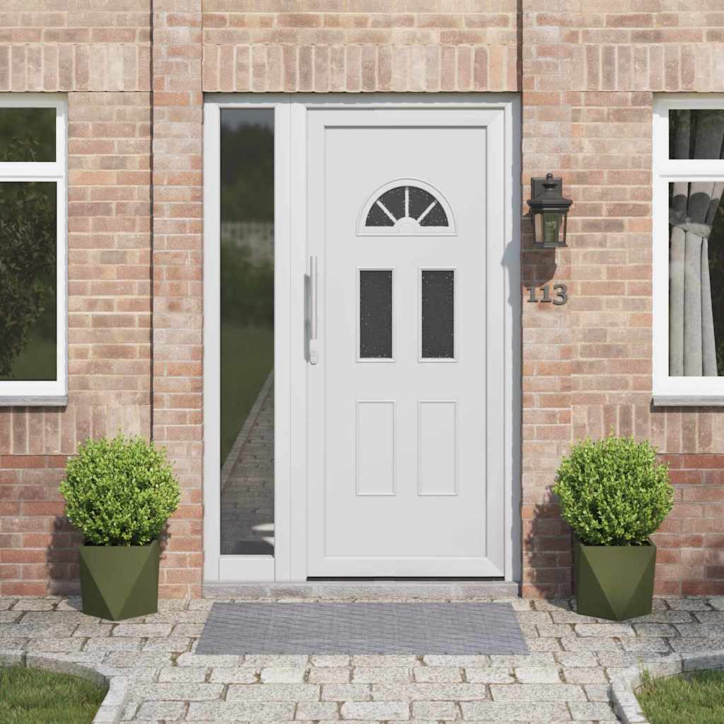 vidaXL Jardinera 2 uds. Verde Oliva 30 x 30 x 30 cm Acero