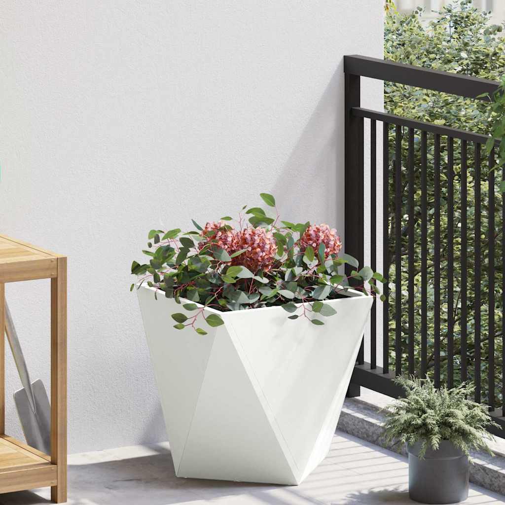 vidaXL Jardinera 40 x 40 x 40 cm Acero