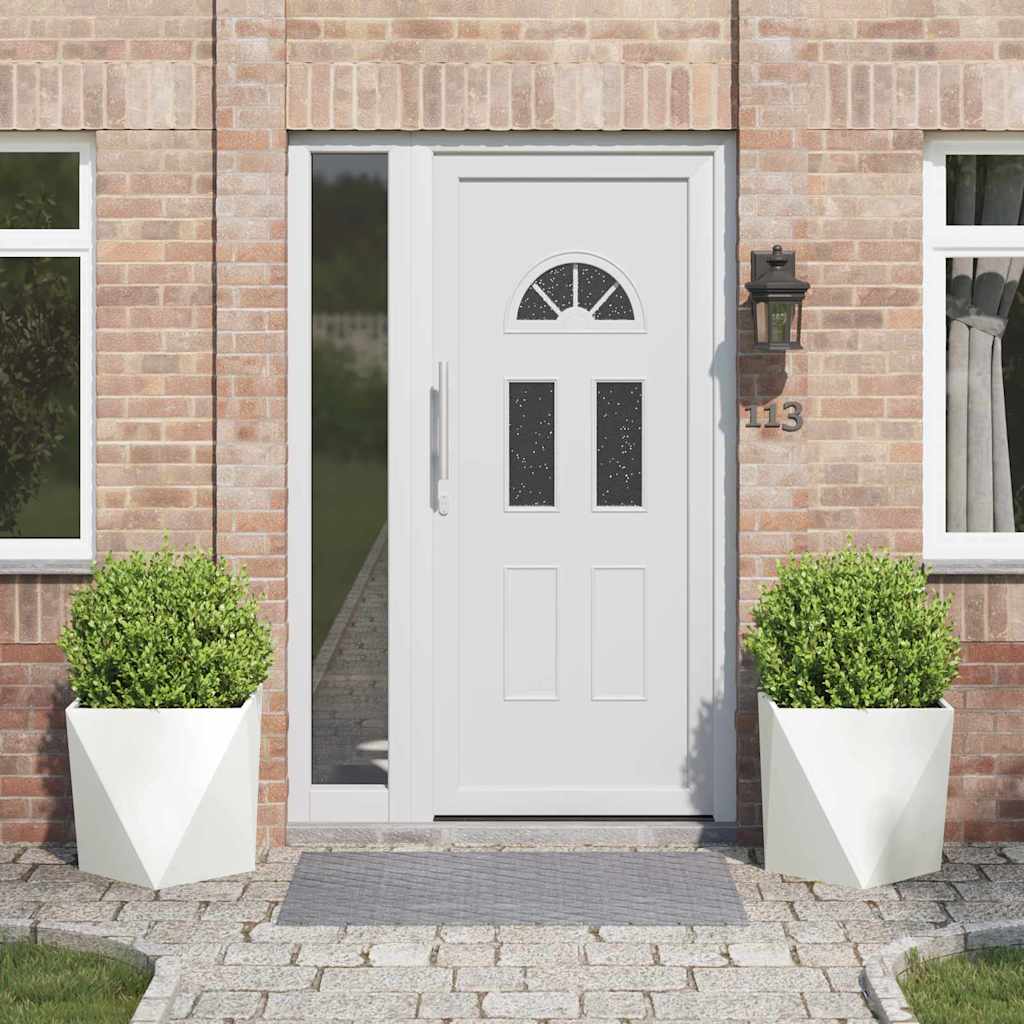 vidaXL Jardinera 2 uds. 50 x 50 x 50 cm Acero