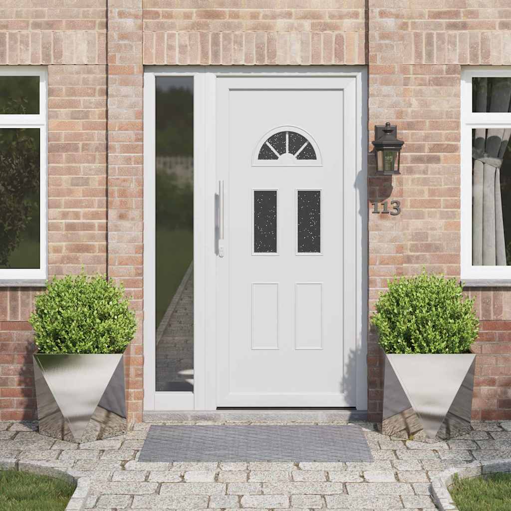 vidaXL Jardinera 2 uds. Plateado 50 x 50 x 50 cm Acero inoxidable
