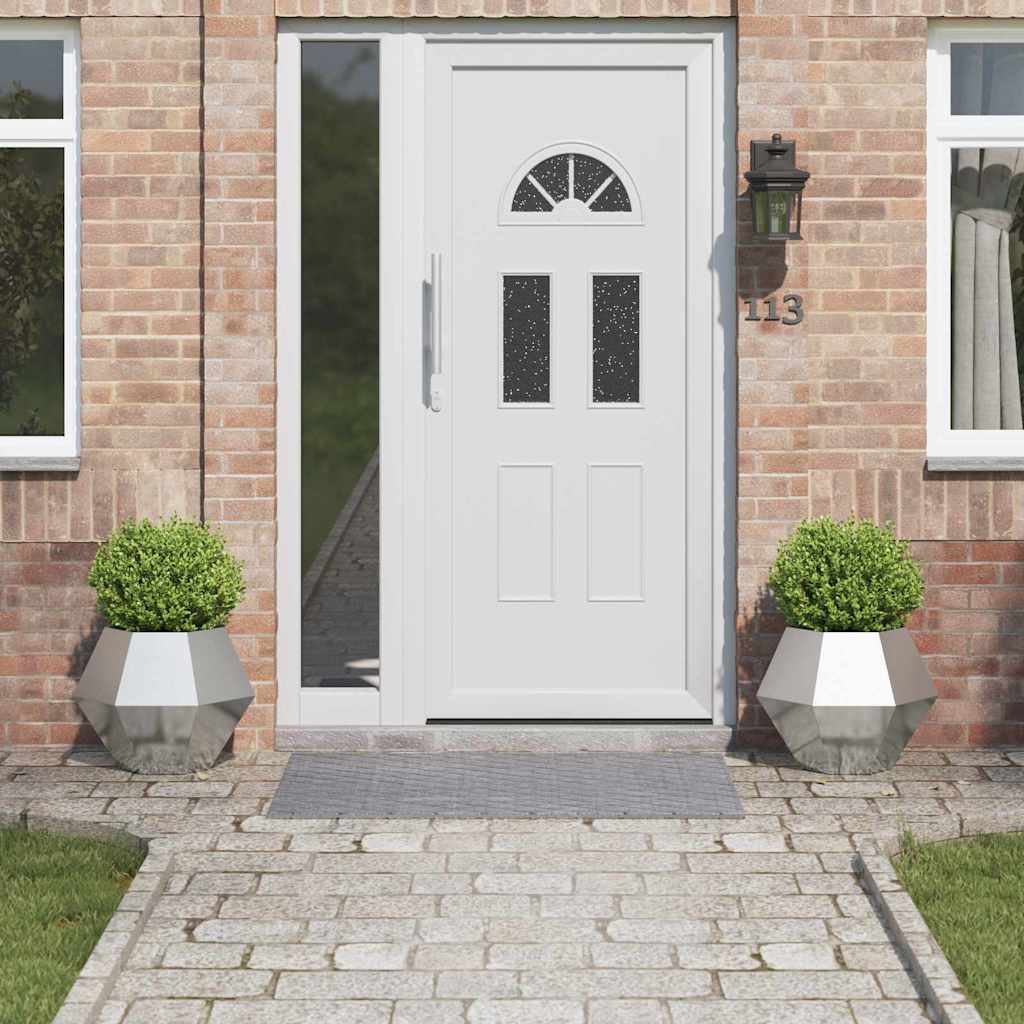 vidaXL Jardinera 2 uds. Plateado 50 x 50 x 40 cm Acero inoxidable