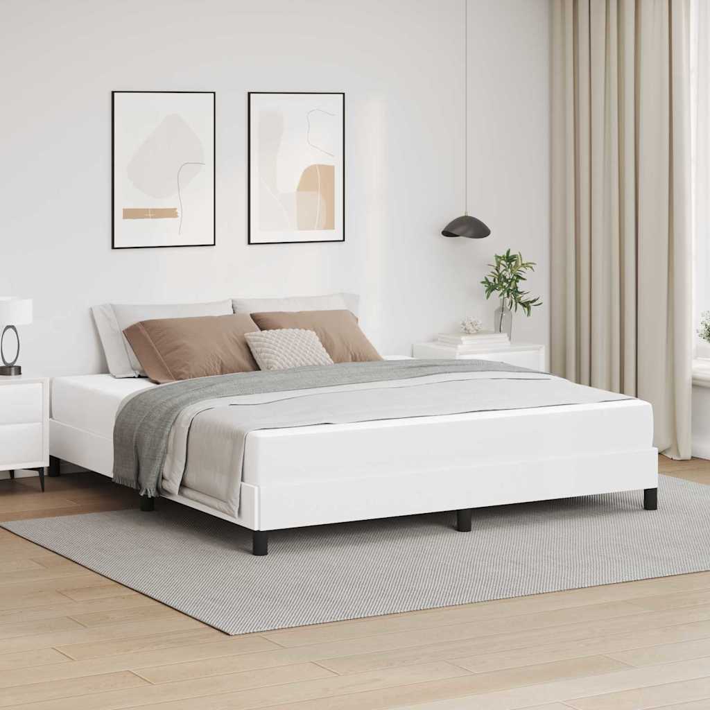 vidaXL Estructura de cama con colchón Puro 180 x 200 cm tela