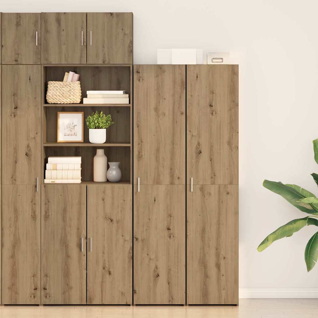 vidaXL Aparador alto Roble artisan 40 x 42,5 x 185 cm