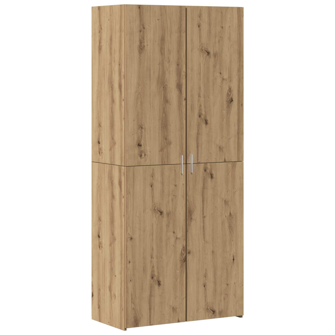 vidaXL Aparador alto 2 uds. Roble artisan 80 x 42 x 185 cm