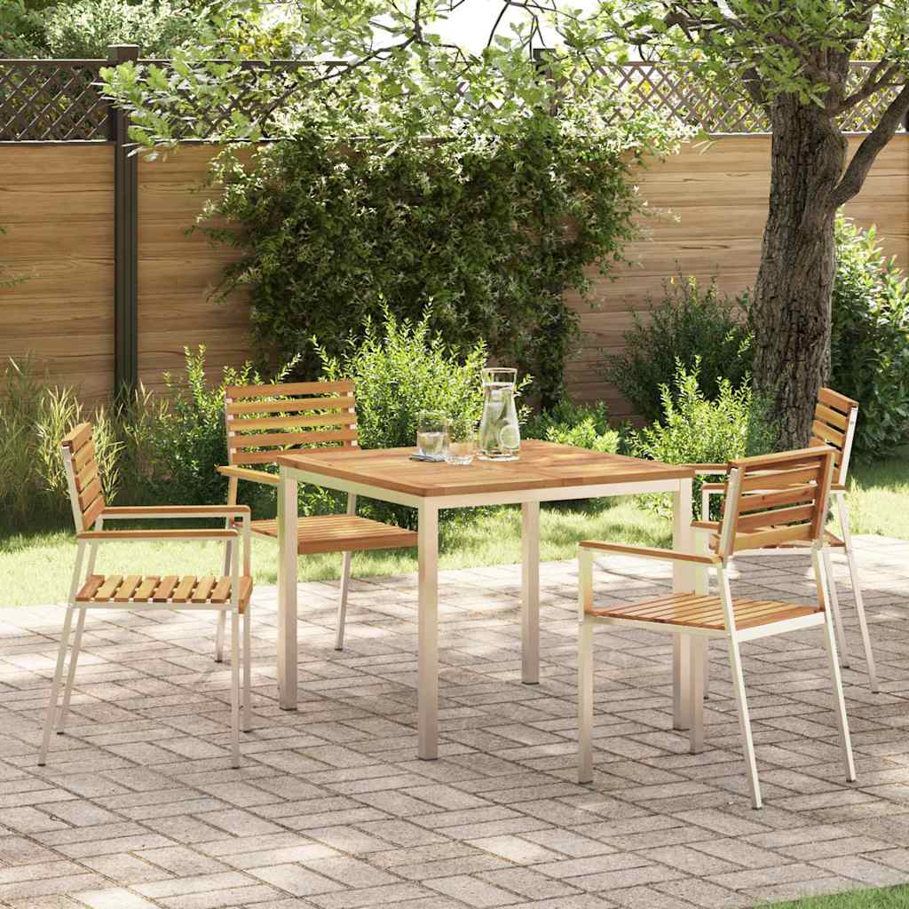 vidaXL Conjunto de Comedor de Jardín 5 uds.