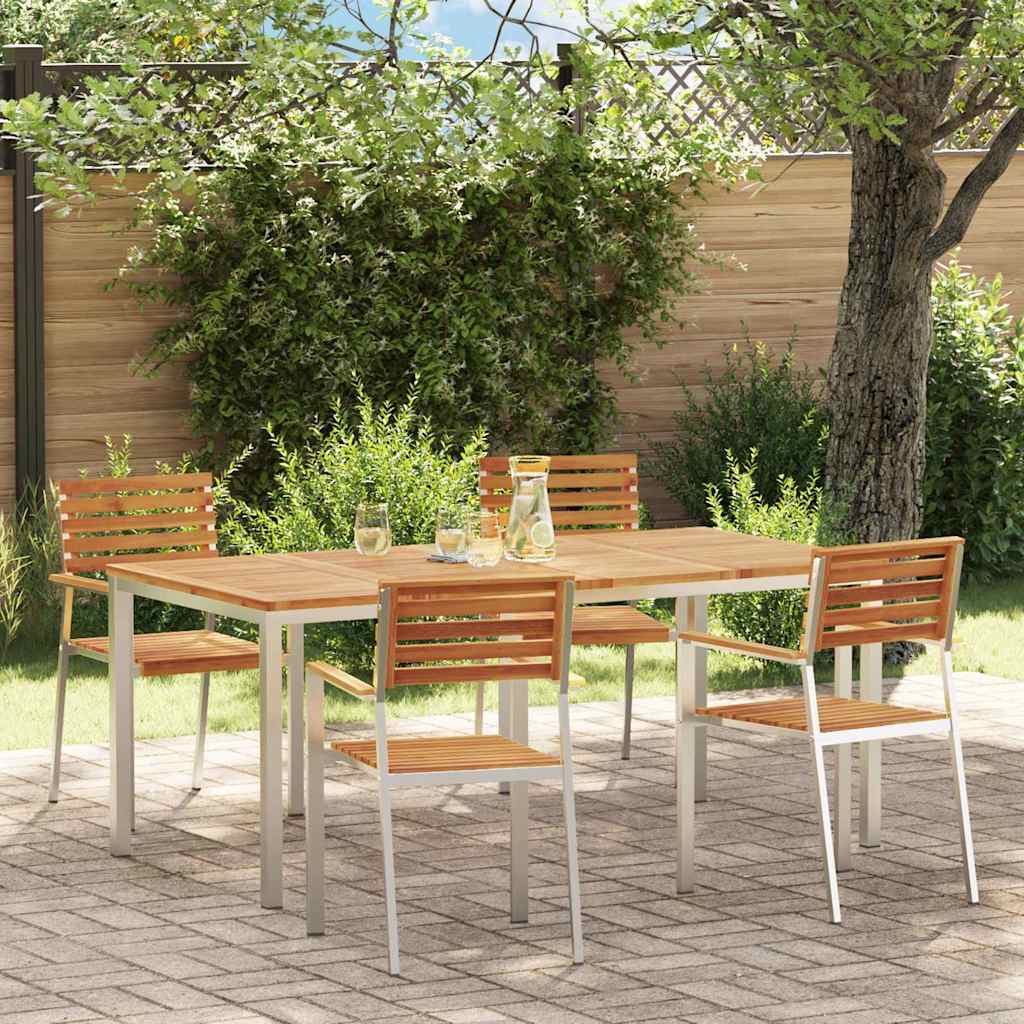 vidaXL Conjunto de Comedor de Jardín 5 uds.
