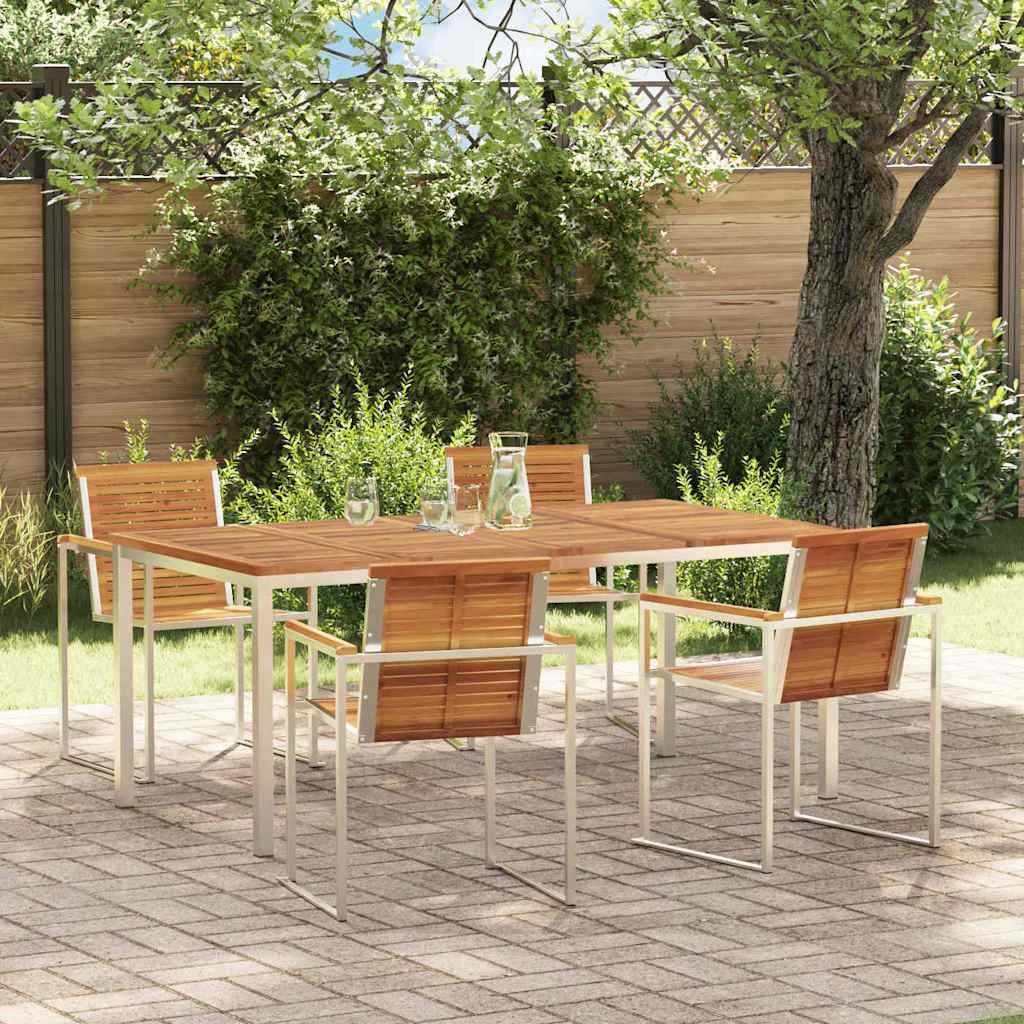vidaXL Conjunto de Comedor de Jardín 5 uds.