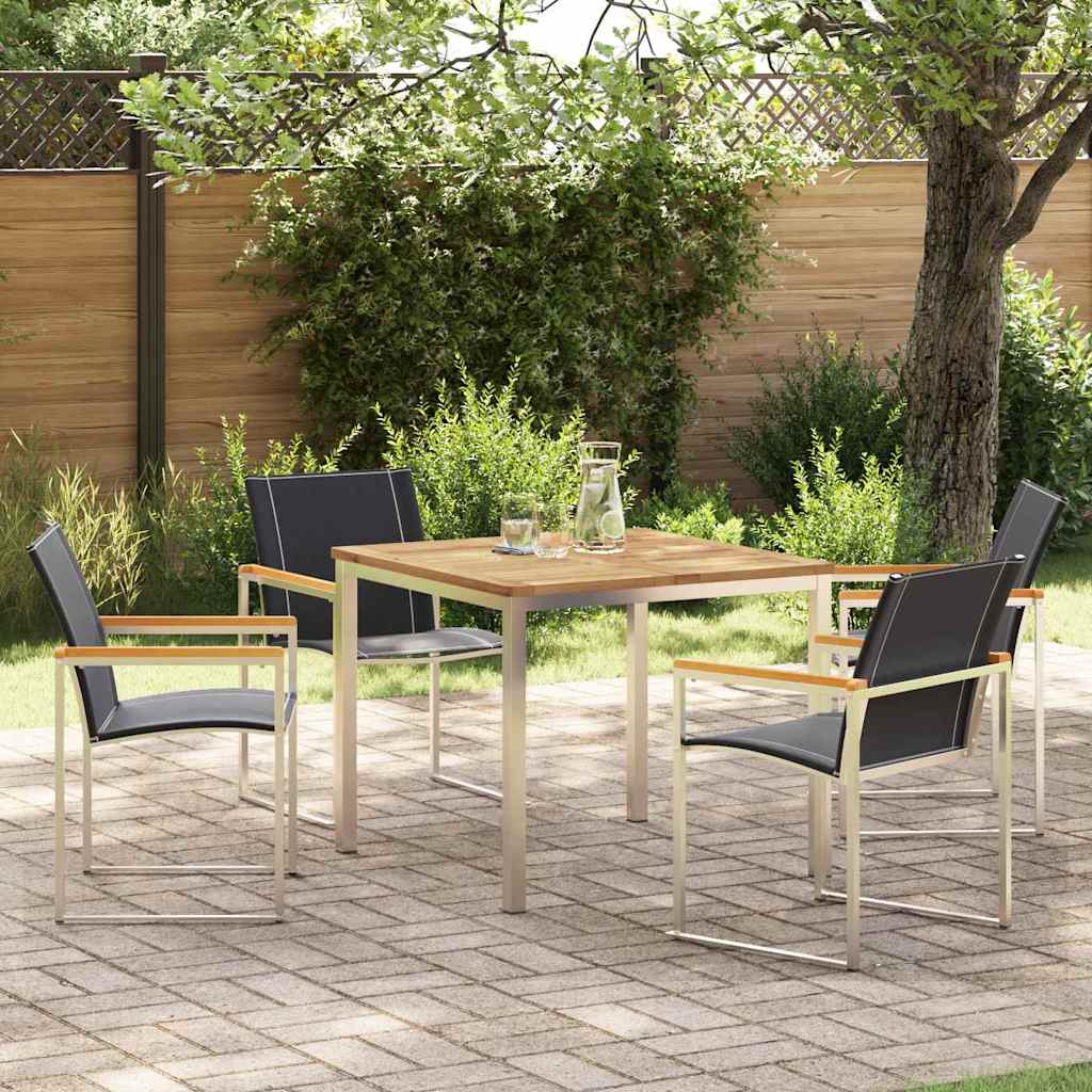 vidaXL Conjunto de Comedor de Jardín 5 uds.