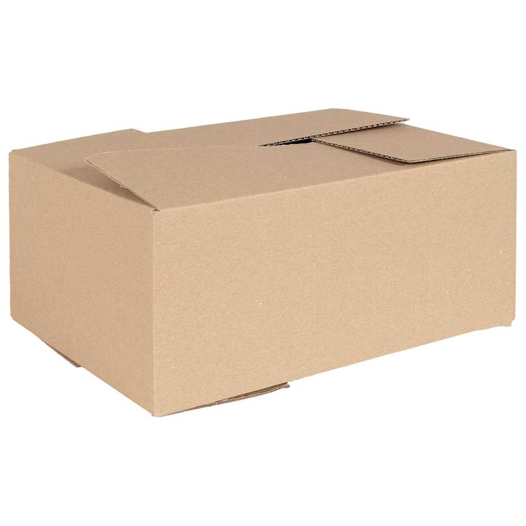 vidaXL Caja Plegable 50 uds. Natural 35 x 24 x 15 cm Cartón