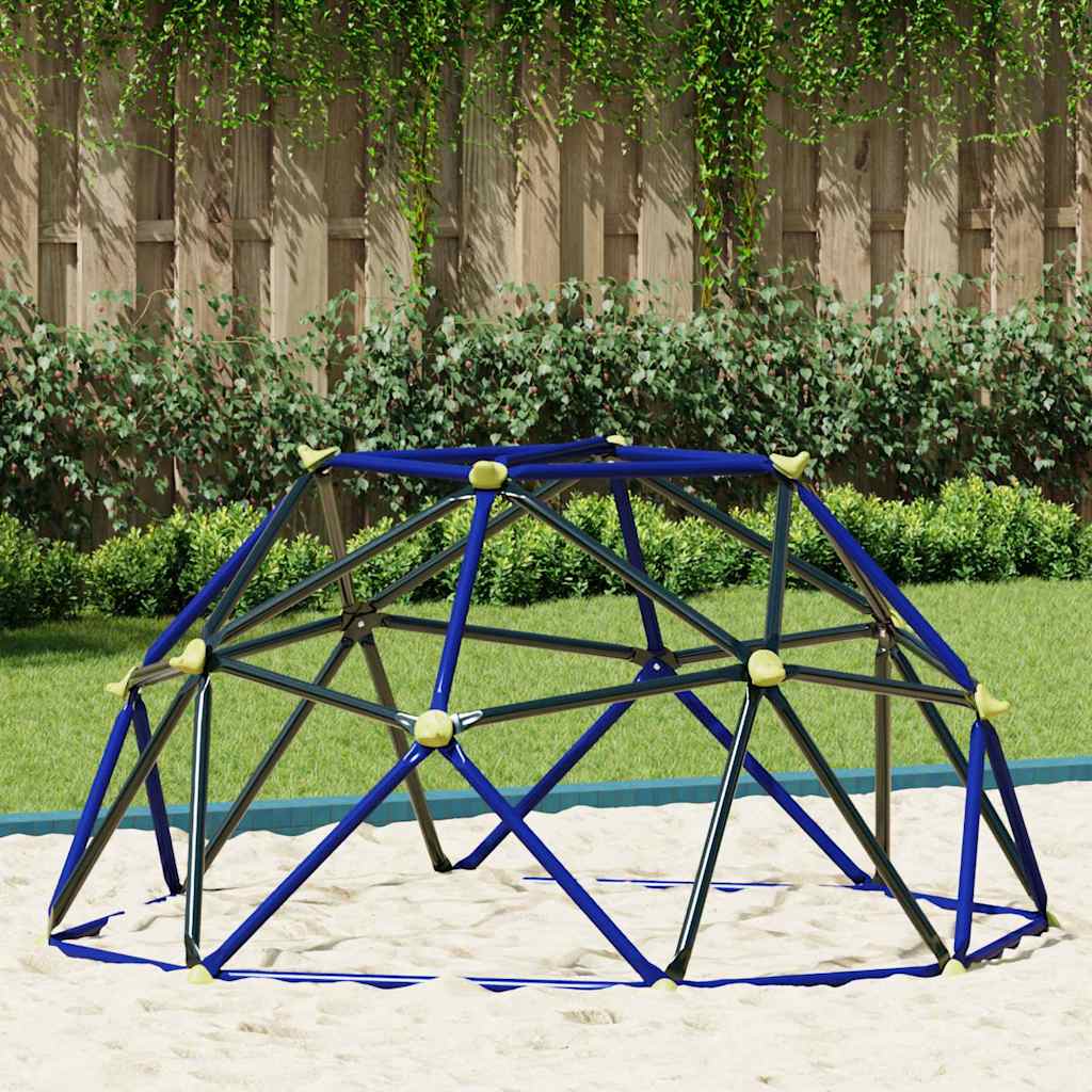 vidaXL Domo de Escalada para Niños Azul 6FT sin deslizar Acero