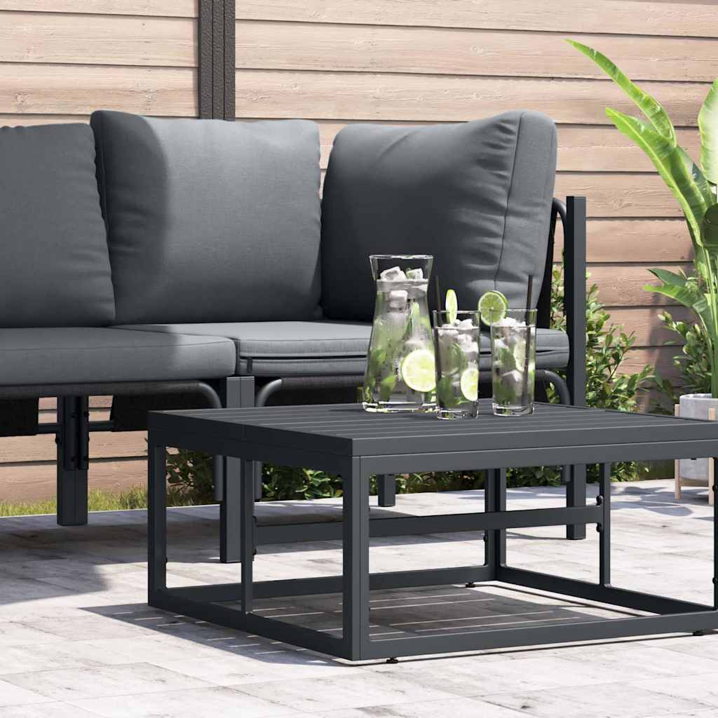 vidaXL Muebles de Exterior Antracita 70 x 70,5 x 32 cm Acero