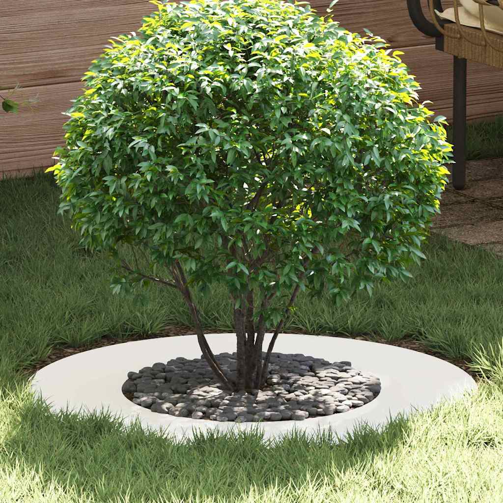 vidaXL adecuado para Anillos de Árbol Plano 5 uds. Ø40/70 cm Acero