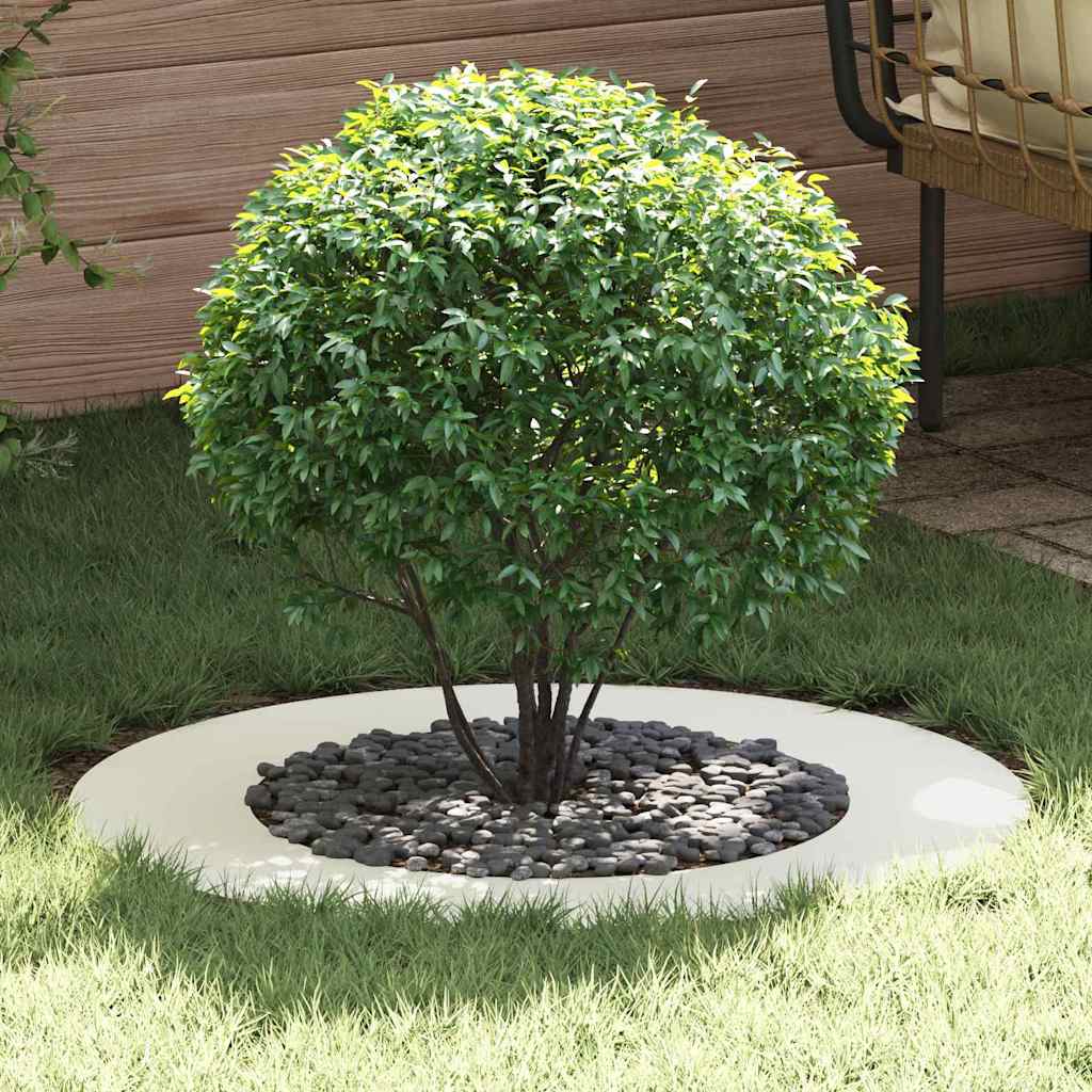 vidaXL adecuado para Anillos de Árbol Plano 5 uds. Ø50/80 cm Acero