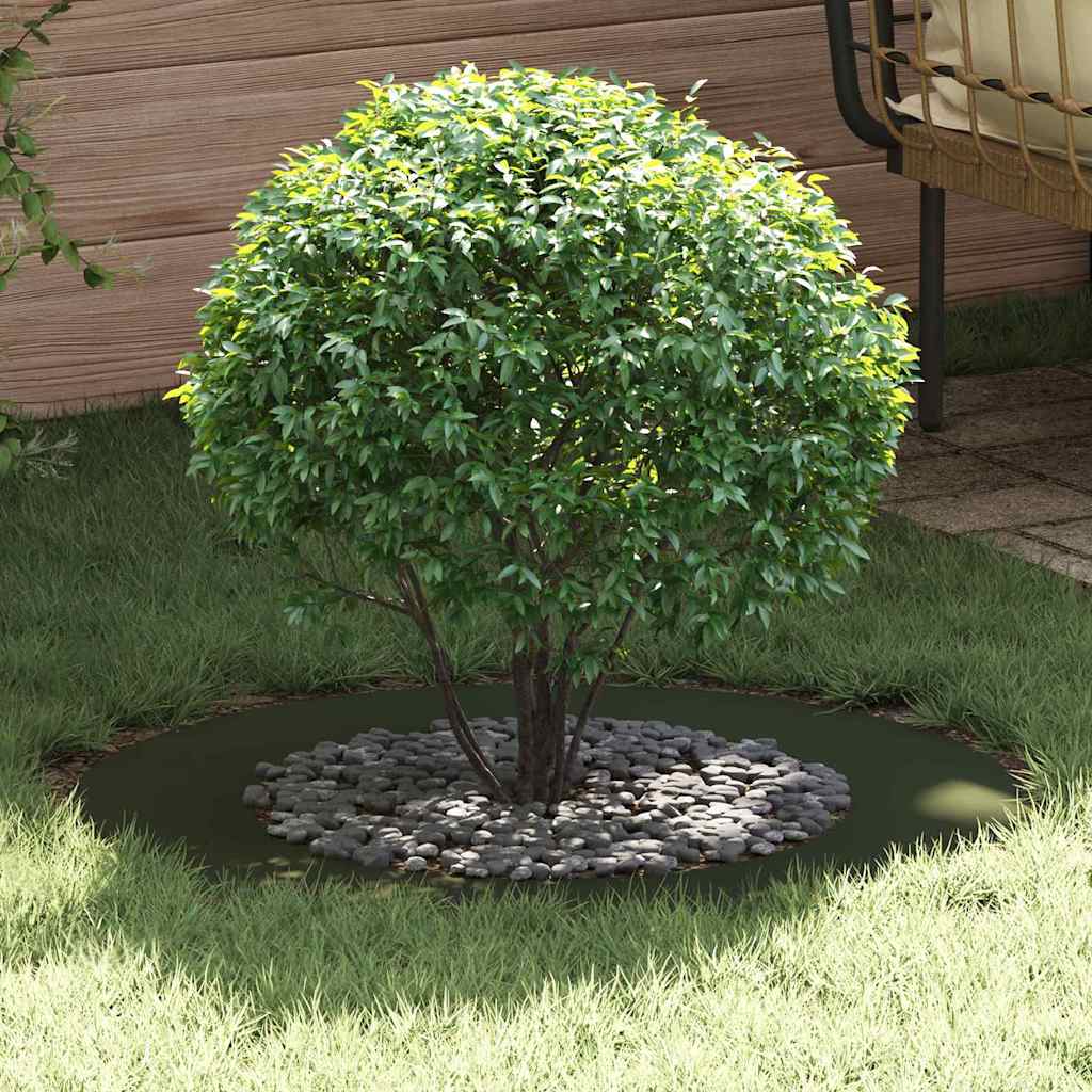 vidaXL adecuado para Anillo de Árbol Plano Verde oliva Ø50/80 cm Acero