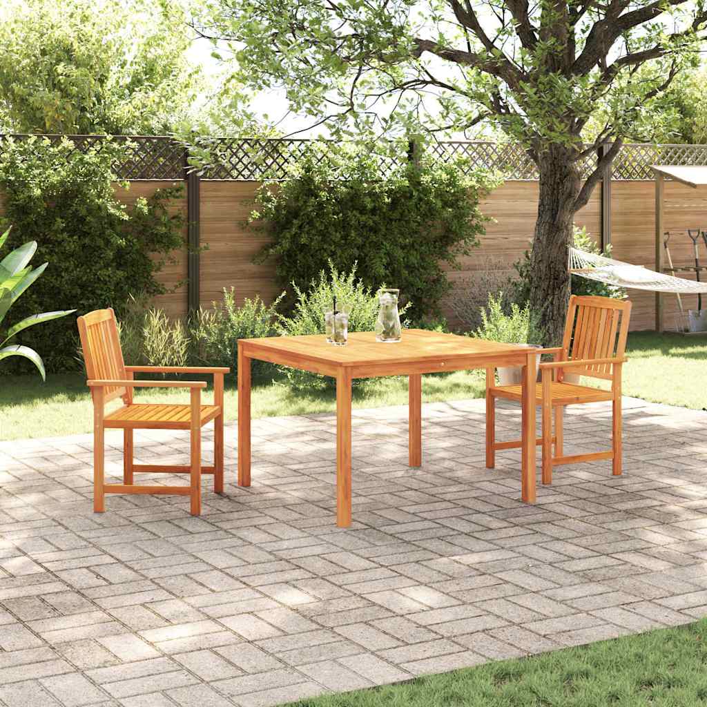 vidaXL Conjunto de Comedor de Jardín 3 uds. Marrón