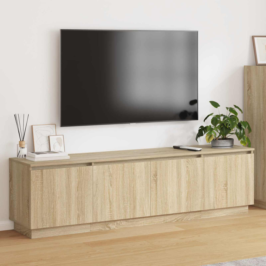 vidaXL Gabinete de TV 180 x 38 x 49 cm Roble Sonoma