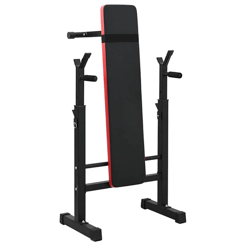 VidaXL Banco de Pesas Manual Negro 126.5 x 67 x 111 cm (2)