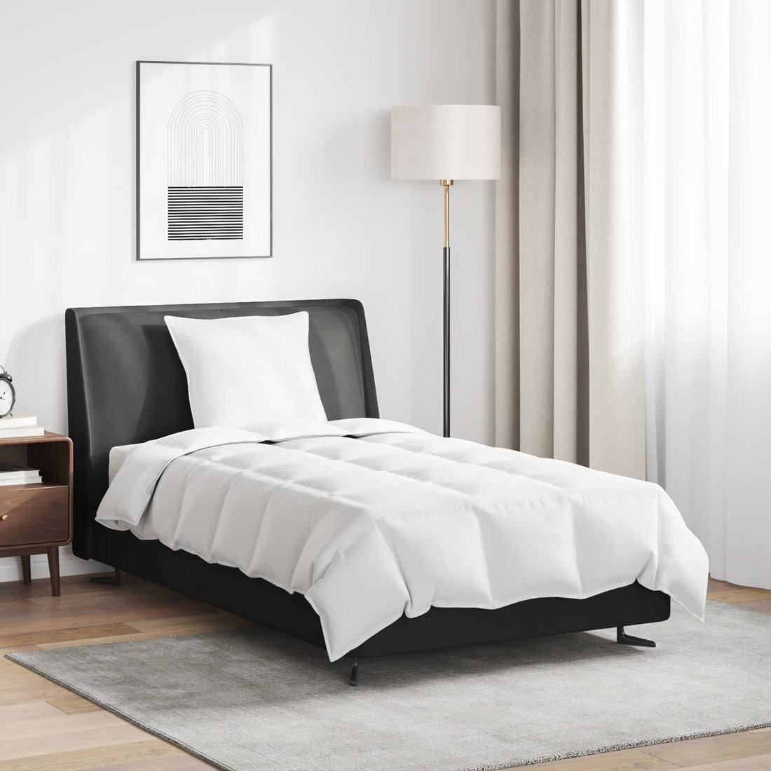vidaXL Edredón de Verano con almohada 2 uds. Pluma de pato