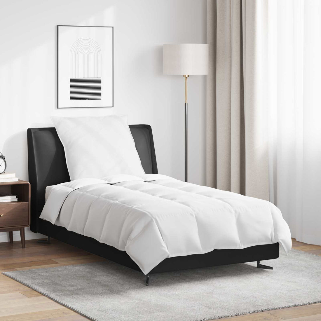 vidaXL Edredón de Invierno con almohada 2 uds. Pluma de pato