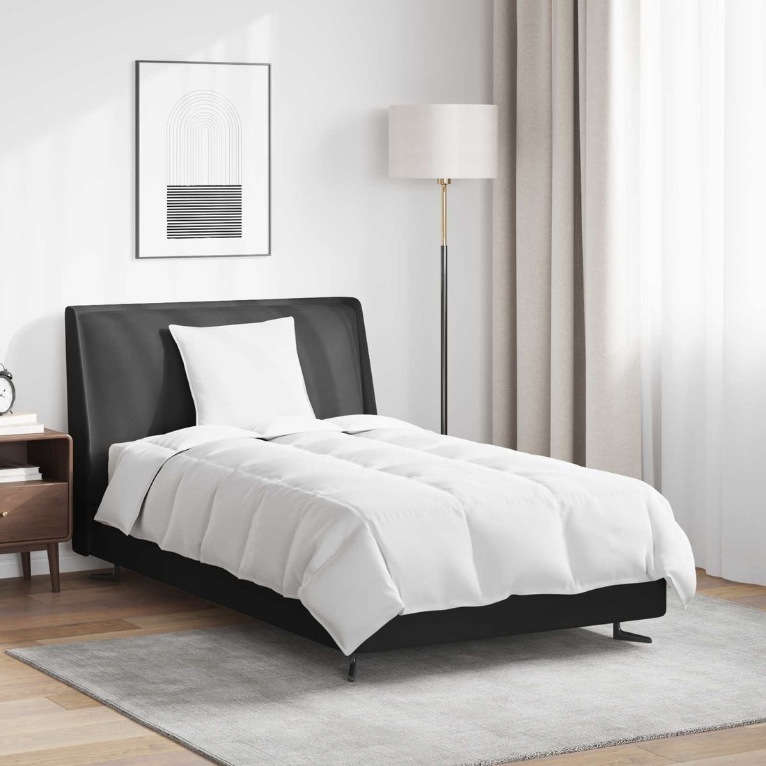 vidaXL Edredón de Invierno con almohada 2 uds. Pluma de pato