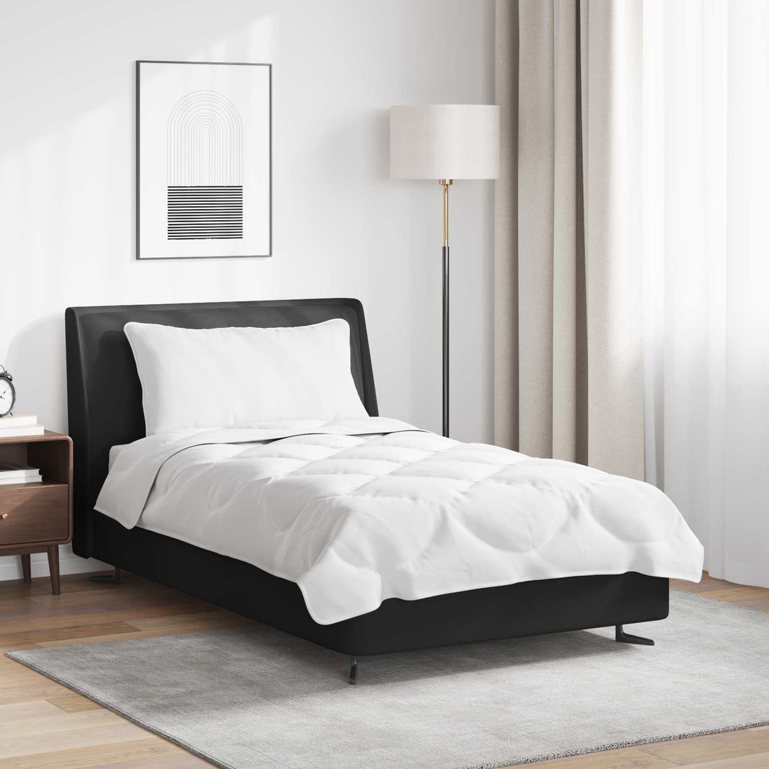 vidaXL Juego de Edredón con almohada 2 uds. Microfibra