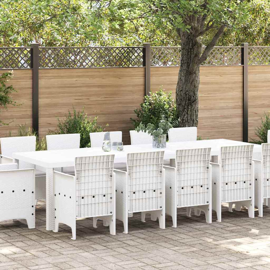 vidaXL Conjunto de Comedor de Jardín 13 uds. y Gris claro
