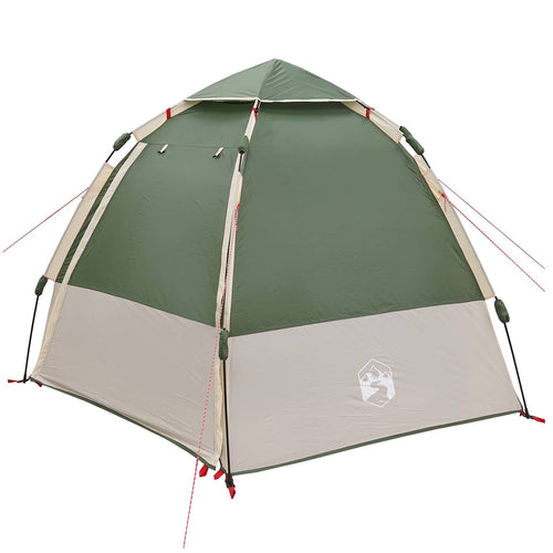 vidaXL 4 persona Verde Poliéster 185T (2)