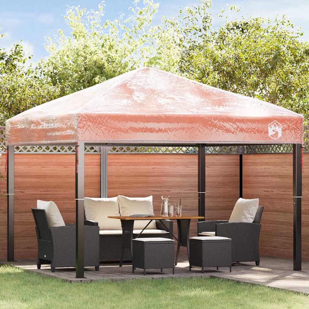 vidaXL Reemplazo de funda de gazebo 300 x 300 x 26 cm Transparente PVC