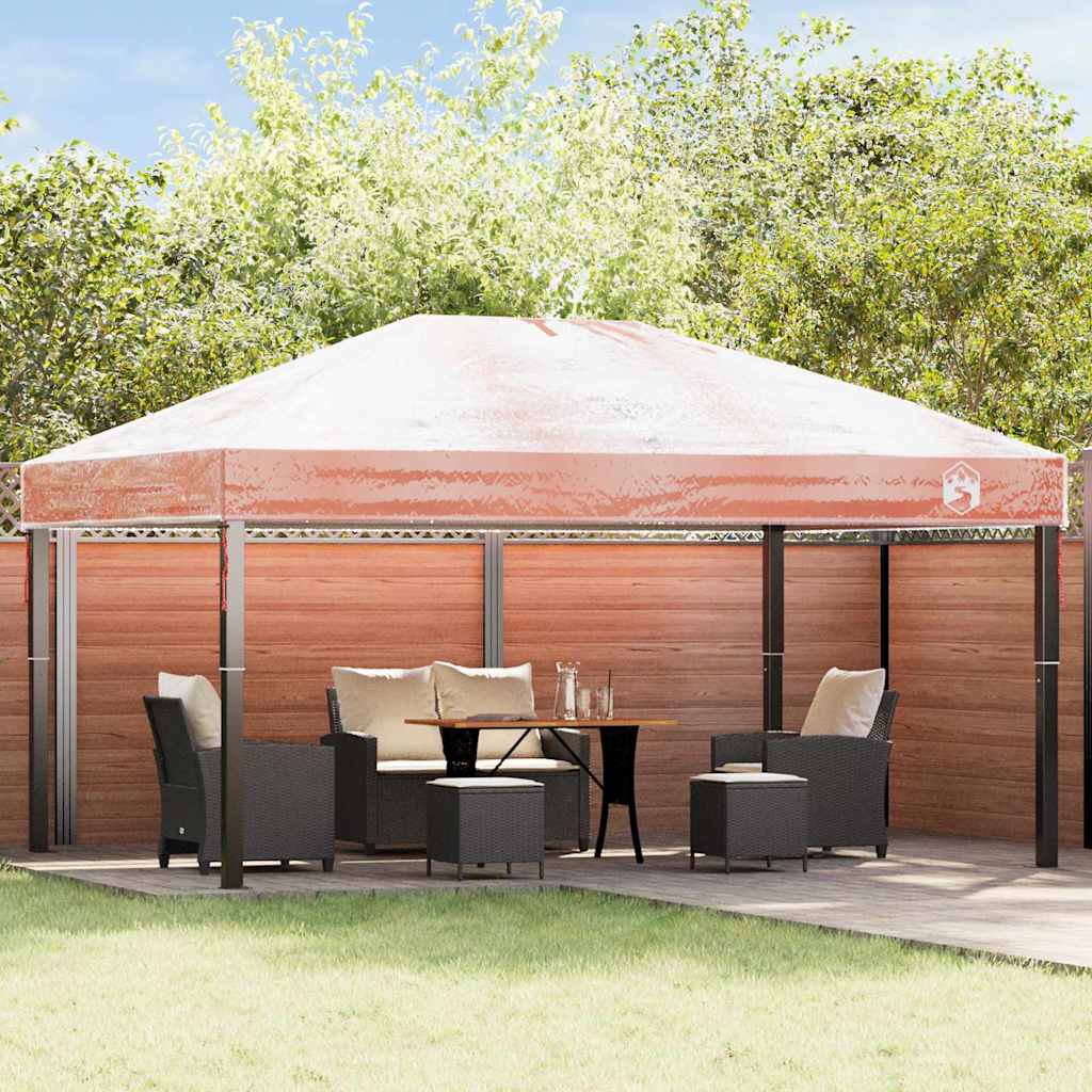 vidaXL Reemplazo de funda de gazebo 400 x 300 x 32 cm Transparente PVC