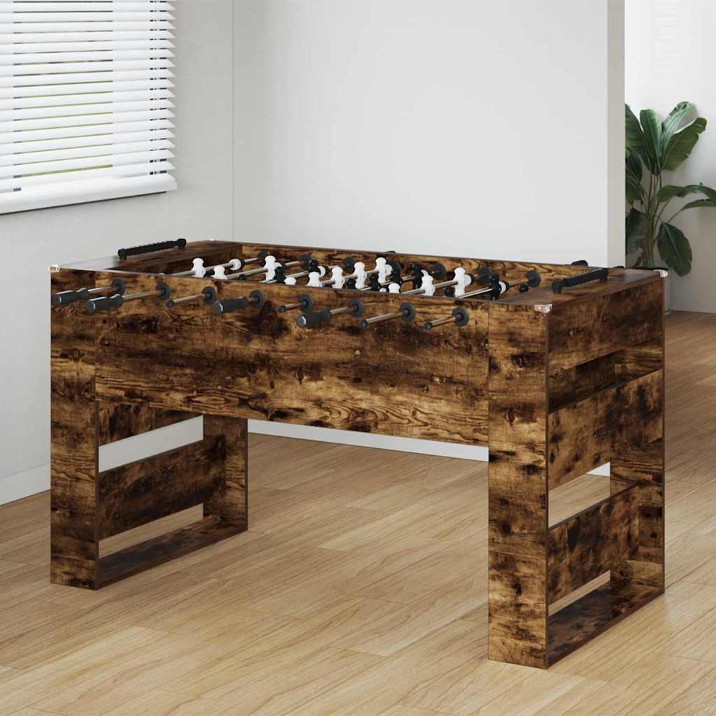 vidaXL Mesa de Futbolín Roble Ahumado 146,5 x 74 x 85 cm