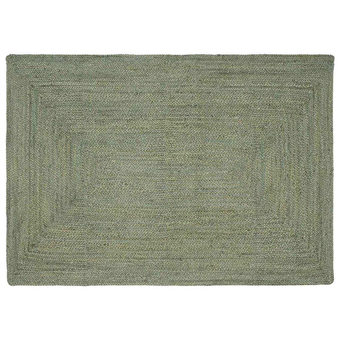 vidaXL Alfombra de área Verde oliva 120 x 170 cm yute