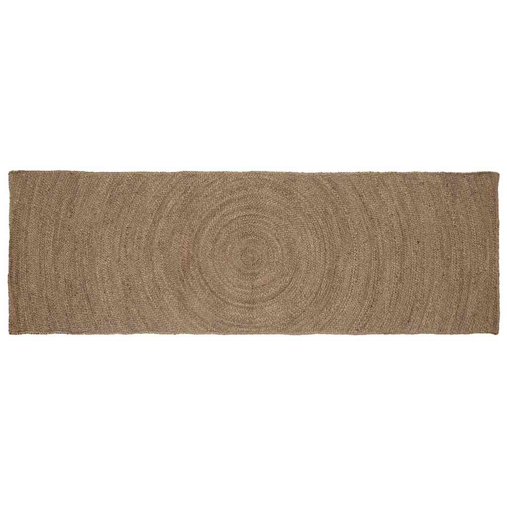 vidaXL Alfombras de área Gris 80 x 300 cm yute