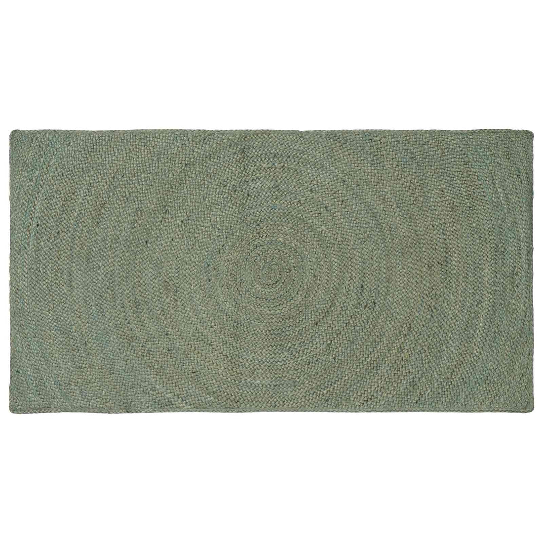 vidaXL Alfombras de área Verde oliva 80 x 150 cm yute