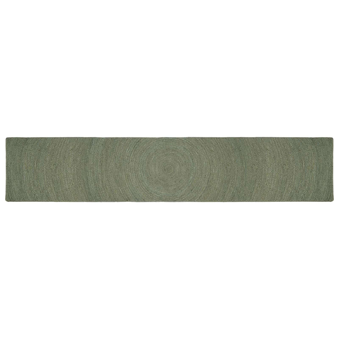 vidaXL Alfombras de área Verde oliva 80 x 400 cm yute