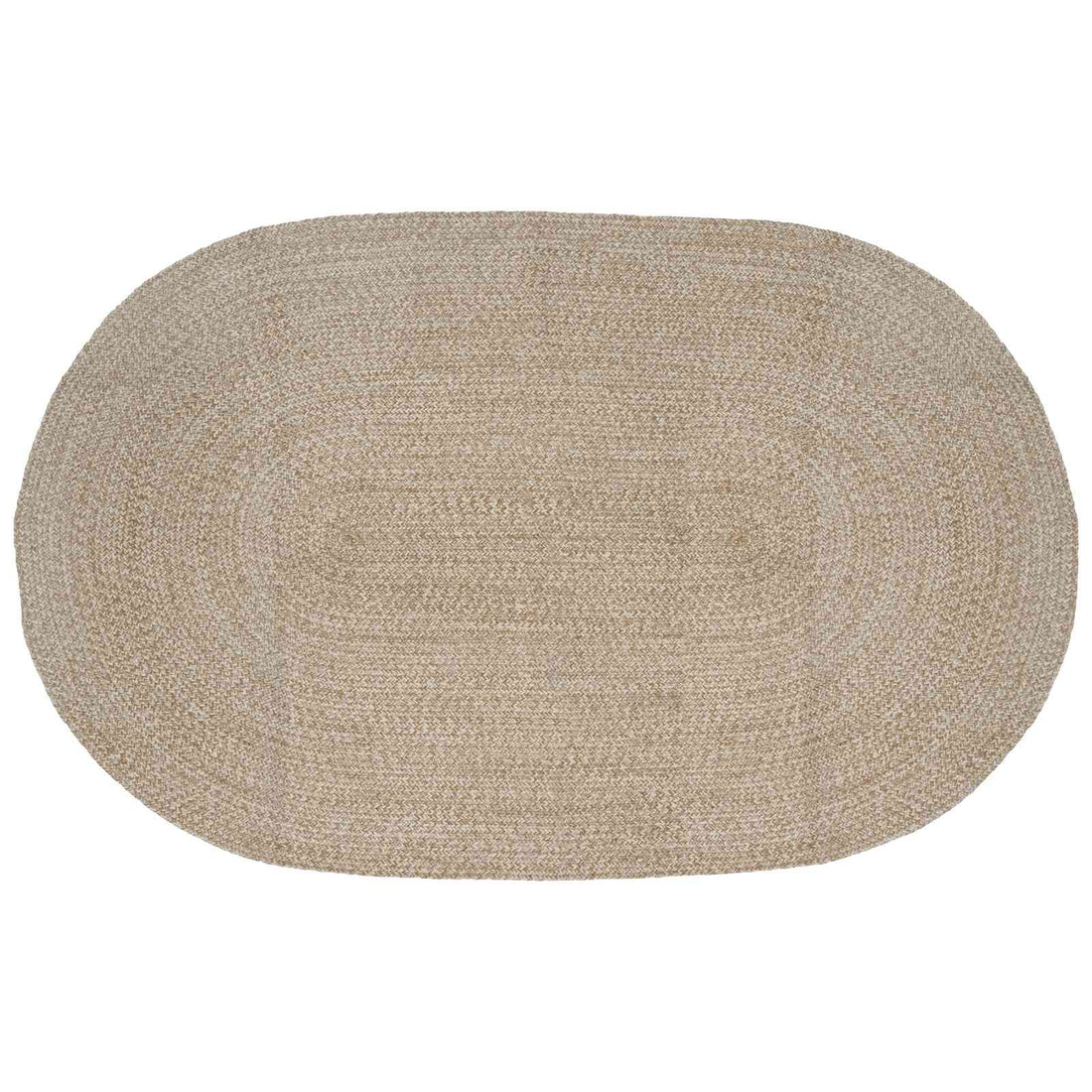 vidaXL Alfombras de área Blanco 152 x 245 cm yute