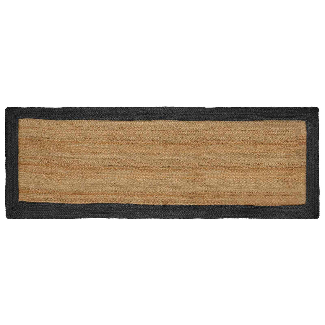 vidaXL Alfombra de área Gris oscuro 80 x 250 cm yute