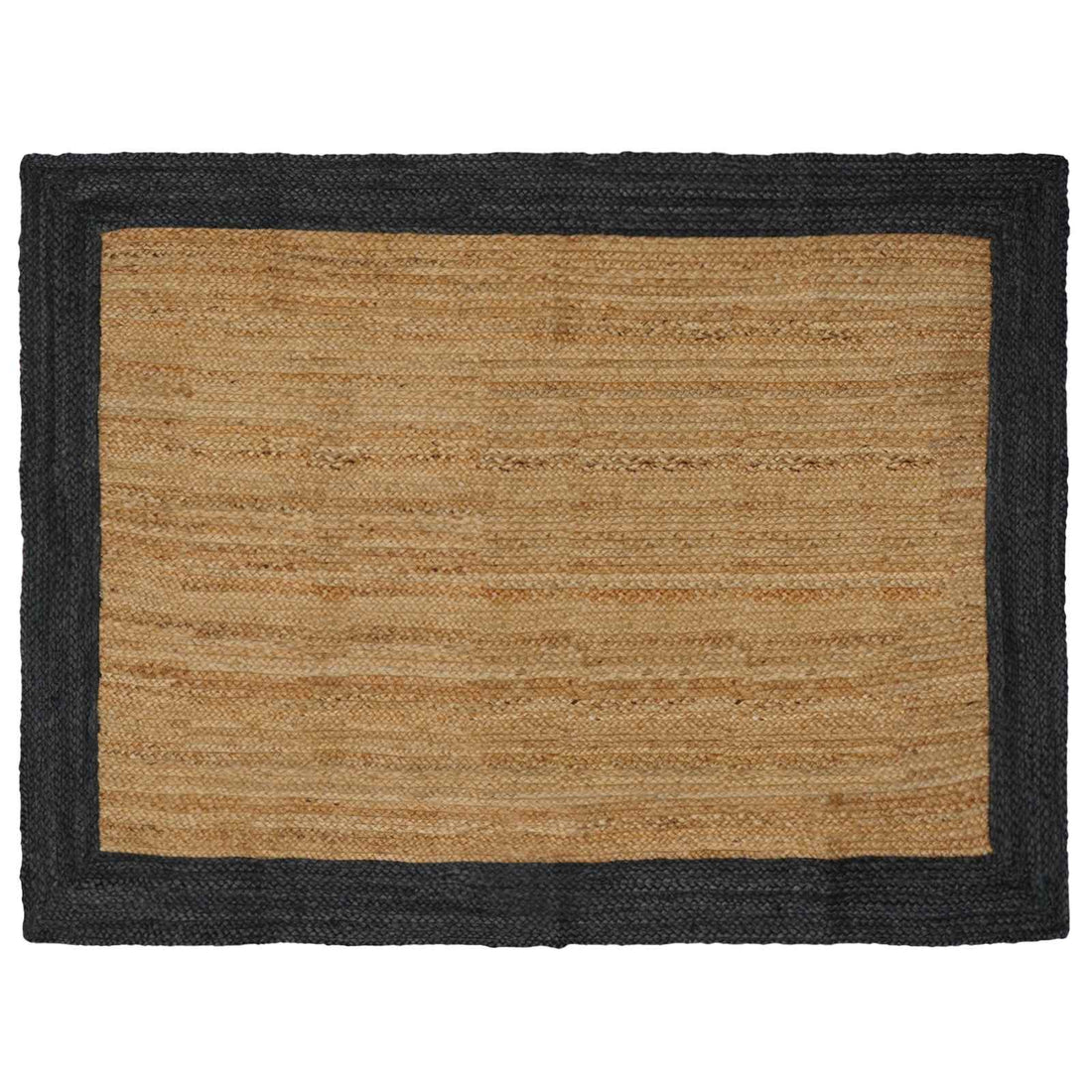 vidaXL Alfombra de área Gris oscuro 120 x 170 cm yute
