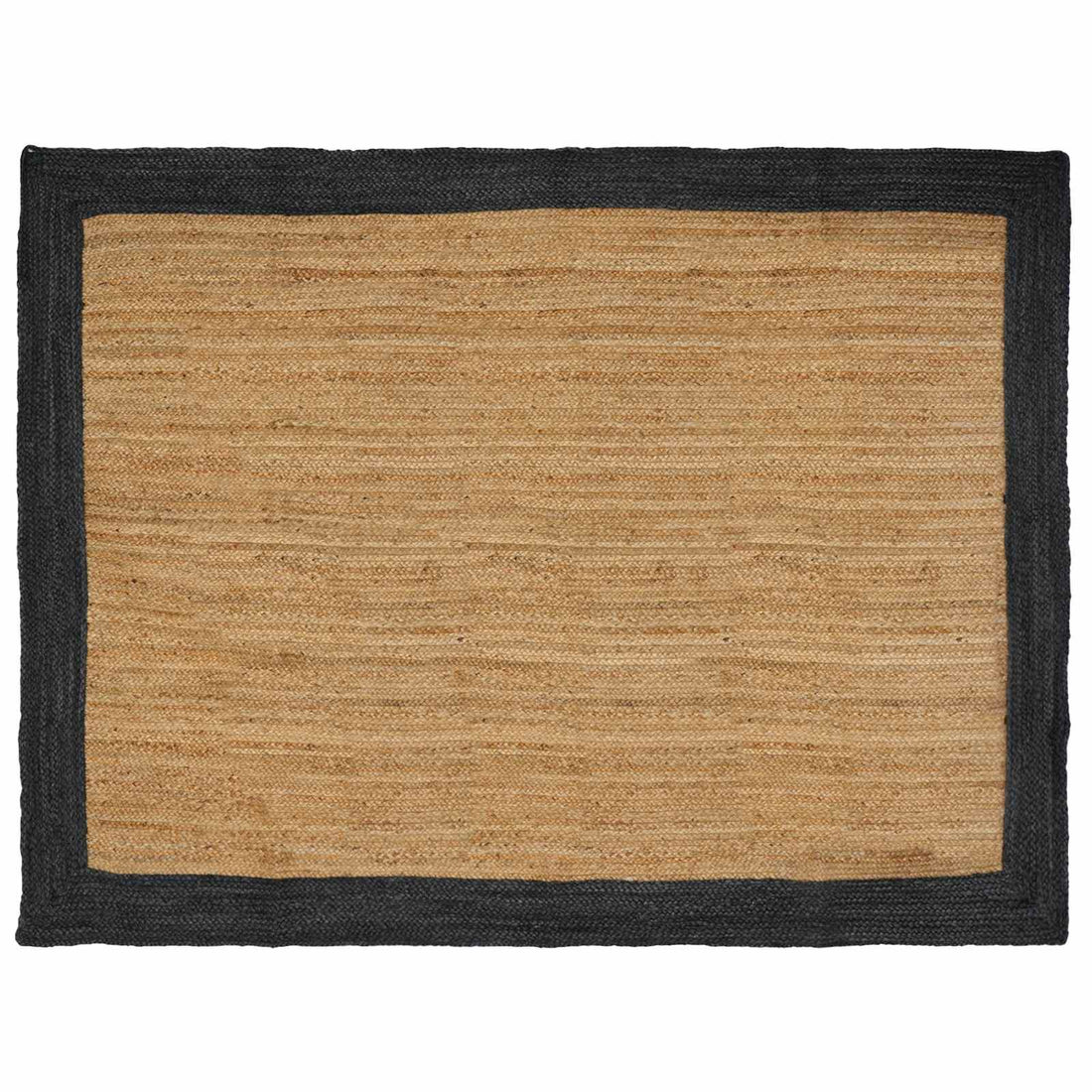 vidaXL Alfombra de área Gris oscuro 160 x 230 cm yute