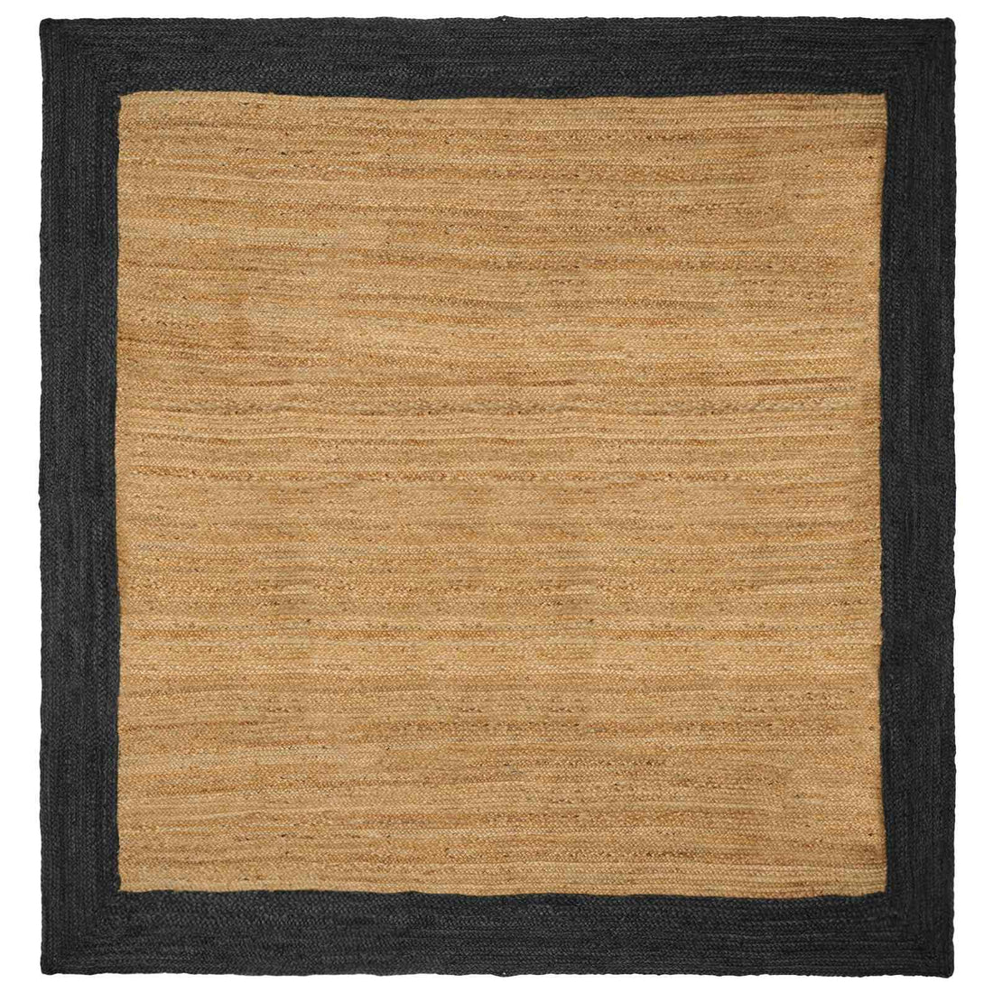 vidaXL Alfombra de área Gris oscuro 240 x 240 cm yute