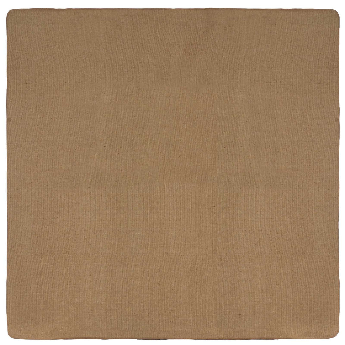 vidaXL Alfombra de área Marrón Claro 240 x 240 cm yute