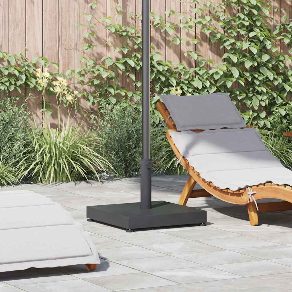 vidaXL Base para sombrilla Gris oscuro 45 x 45 x 31,5 cm