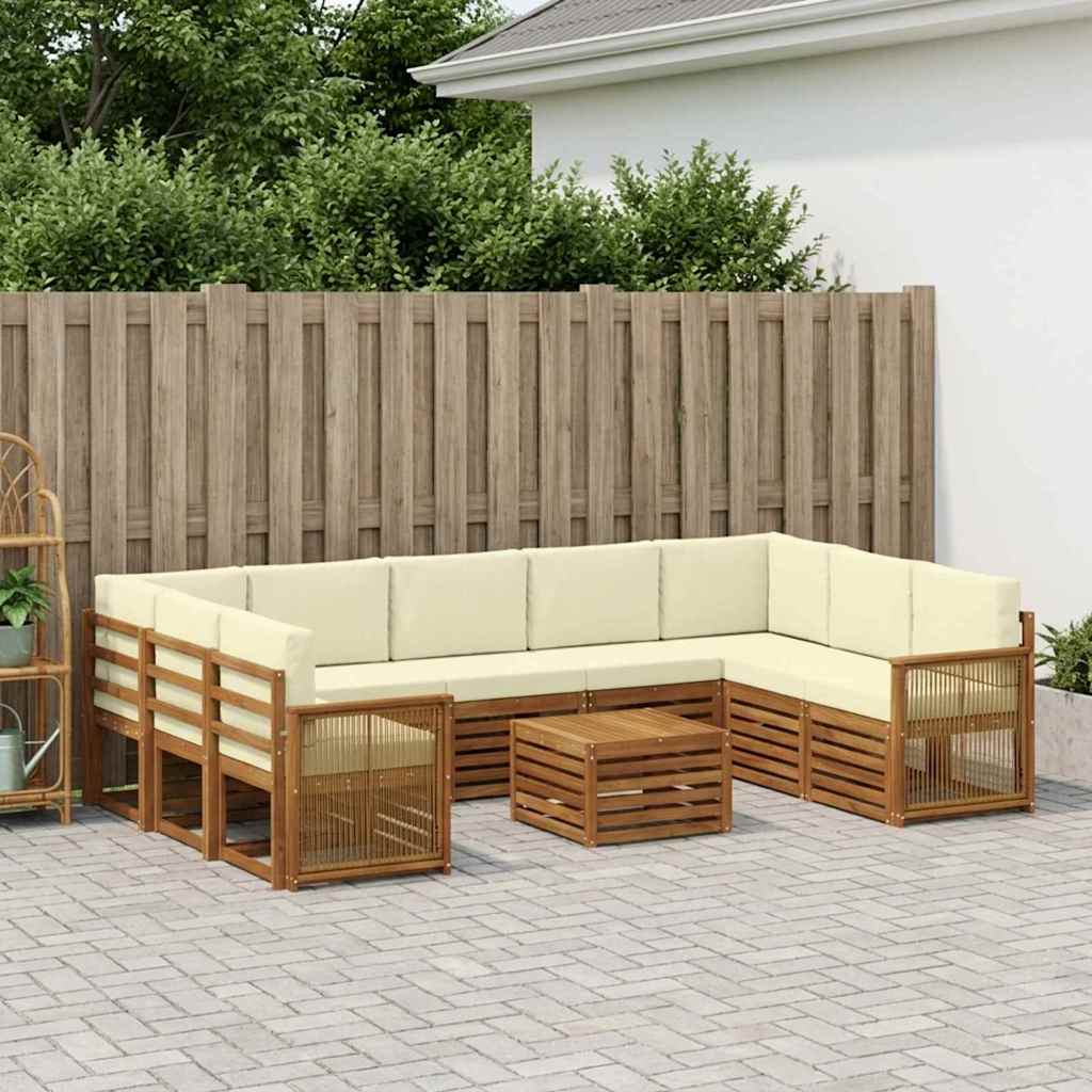 vidaXL Juegos de sofás Madera de Acacia Sólida